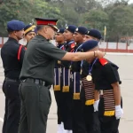 Brig Rohit Sethi Honoring Cadets