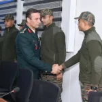 Brigadier Gaurav Kapoor Interacting with Cadets