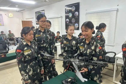Cadets Checking Drones