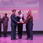 Cadets Getting Trophy