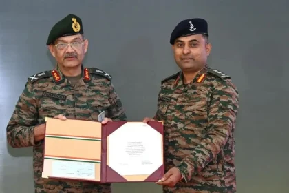 Col Gautam Kumar with VCOAS