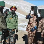 Indian and Chinese Soldiers