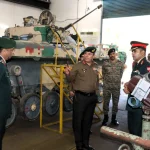 Lt Gen AVS Rathee Reviewing
