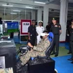 Lt Gen Devendra Sharma Reviewing