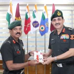 Lt Gen Devendra Sharma with Officer