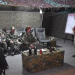 Lt Gen HS Vandra Reviewing