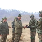 Lt Gen Hitesh Bhalla and Other Officers