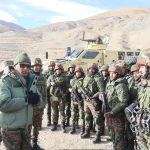 Lt Gen Pratik Sharma and Other Soldiers