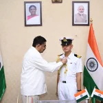 Lt Harshit Deo with Governor of Odisha