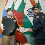 Lt Monika Kumari Getting Certificate
