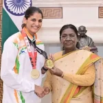 Naib Subedar Jaismine and President of India