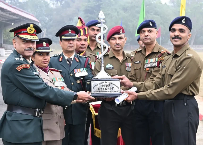 Nursing Assistants Holding Trophy