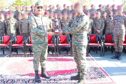 Officer Giving Award 1