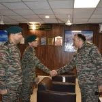 Officers Shaking Hands