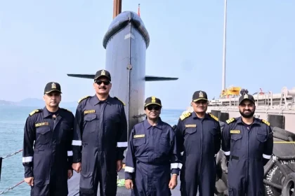 President at INS Vaghsheer