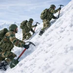 AI Image of Soldiers Climbing