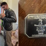 Air Marshal Surat Singh Commending Vijender Singh