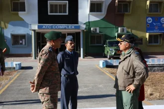 Air Marshal Surat Singh and Other Officers