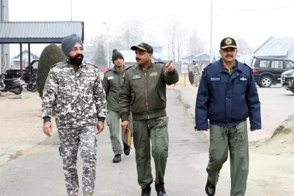 Air Vice Marshal Manmeet Singh and Other Officers