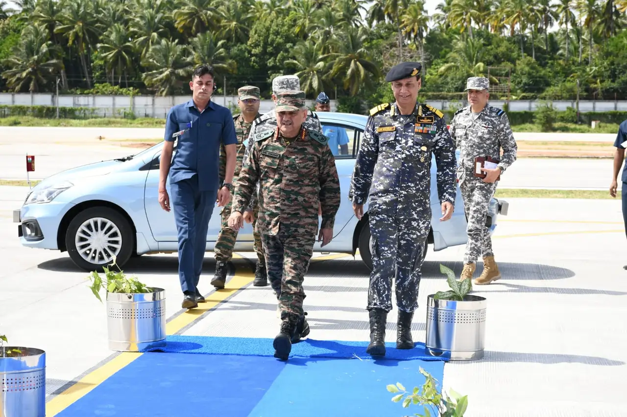 CDS Gen Anil Chauhan at AFS Car Nicobar