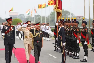 General Upendra Dwivedi in Sri Lanka