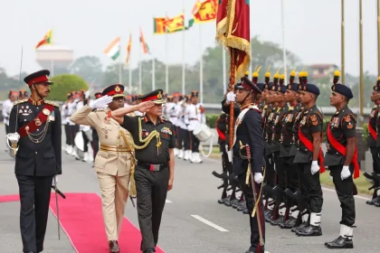 General Upendra Dwivedi in Sri Lanka