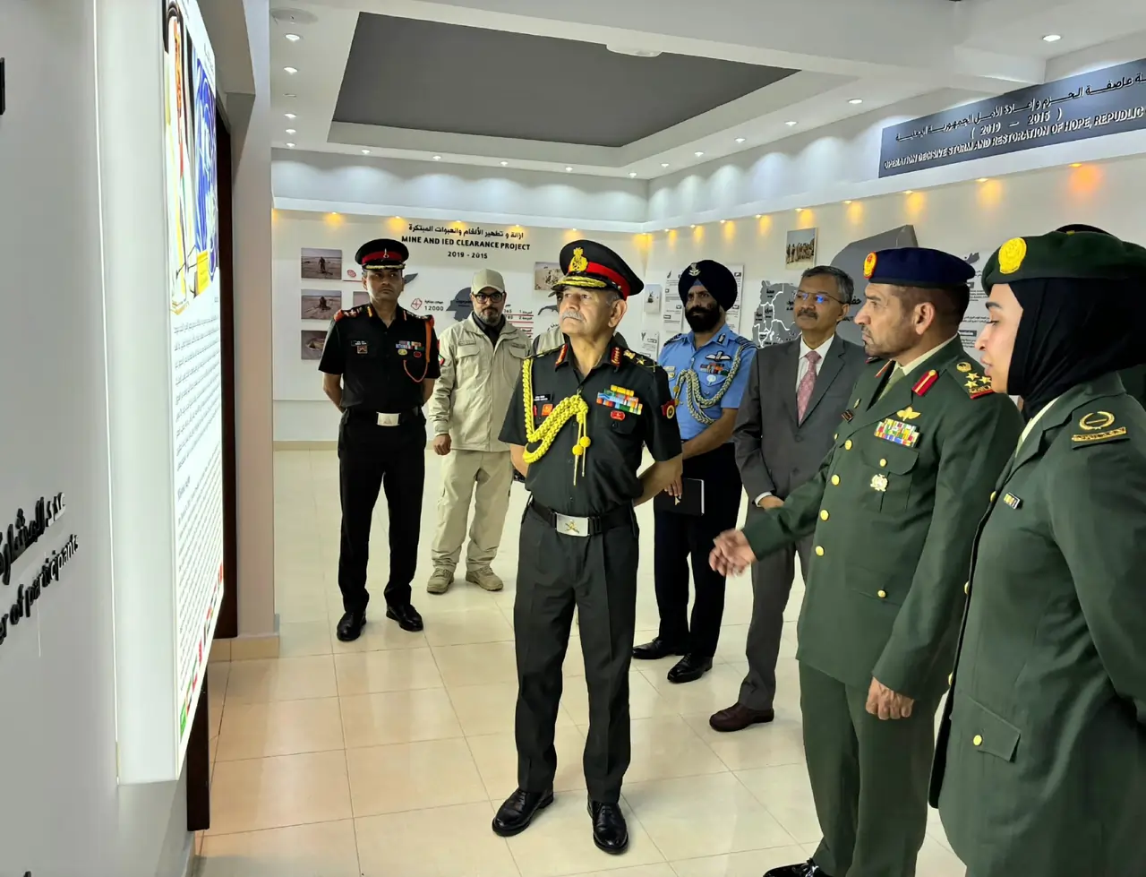 General Upendra Dwivedi with Other Officers