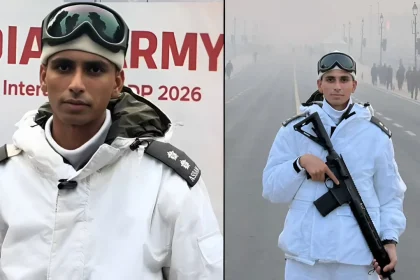 Lieutenant Amit Chaudhary Led the Mixed Scouts Contingent at Republic Day 2026