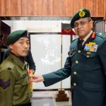 Lt Gen Anindya Gengupta Commending Cadet