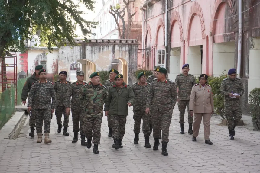 Lt Gen Arvind Chauhan and Other Officers
