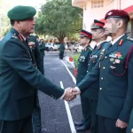 Lt Gen Dhiraj Seth Shaking Hands