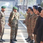 Lt Gen Katiyar Interacting