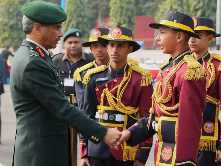 Lt Gen Manoj Kumar Katiyar Shaking Hands 1