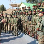 Lt Gen Pratik Sharma and Officers