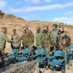 Lt Gen Pratik Sharma and Other Officers