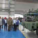 Lt Gen Pushpendra Singh Reviewing