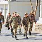 Lt Gen S Pendharkar and Other Officers
