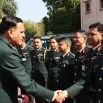 Lt Gen Seth Shaking Hands