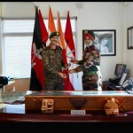 Maj Gen Harinder Singh Taking Over the Baton