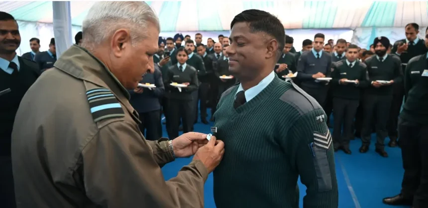 Officer Getting Commended