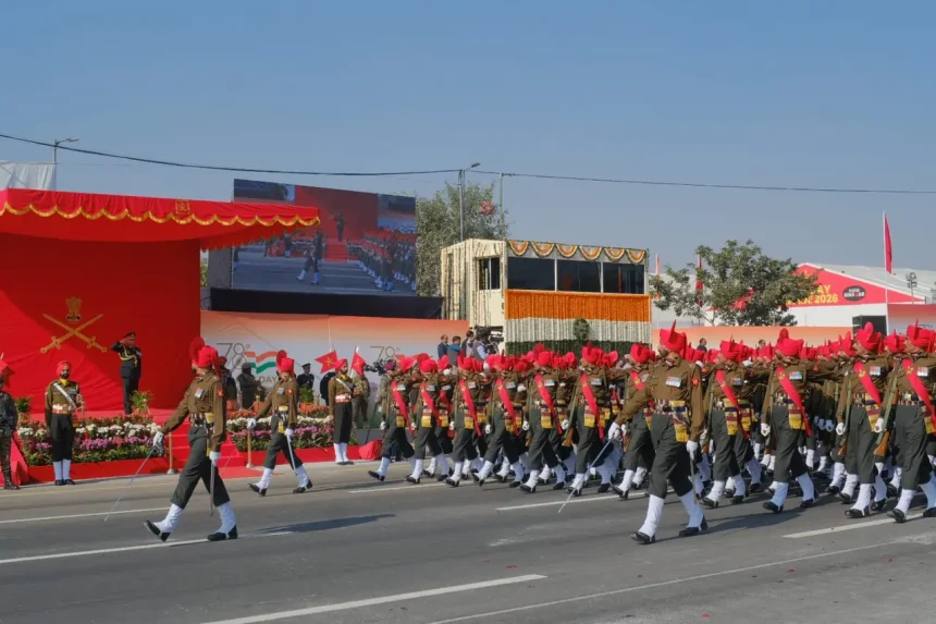 Officers in Parade