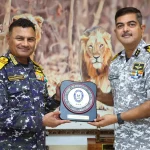 Vice Admiral Krishna Swaminathan Visits Indian Coast Guard Regional Headquarters to Bolster Maritime Security
