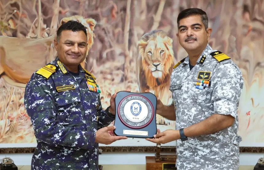 Vice Admiral Krishna Swaminathan Visits Indian Coast Guard Regional Headquarters to Bolster Maritime Security