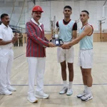 Cadets Receiving Trophy