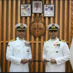 Captain Chandra Shekhar Agan Taking Over the Baton