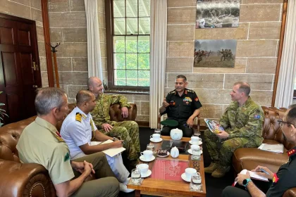 General Dwivedi Having Discussion