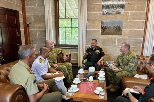 General Dwivedi Having Discussion