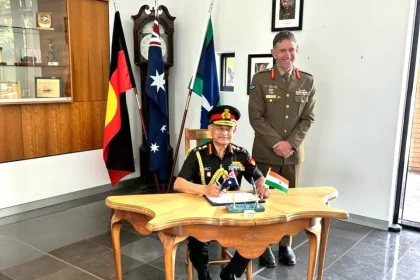 General Dwivedi at Australian Defence College
