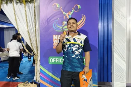 Havildar Suditay Boruah With Medal