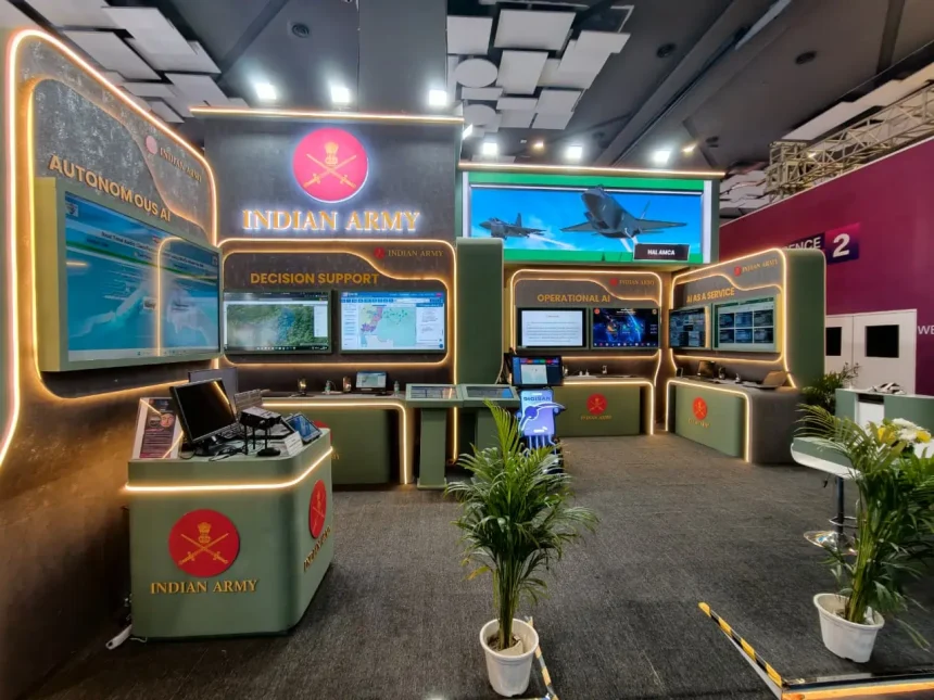 Indian Armys Demonstration at Indian AI Summit